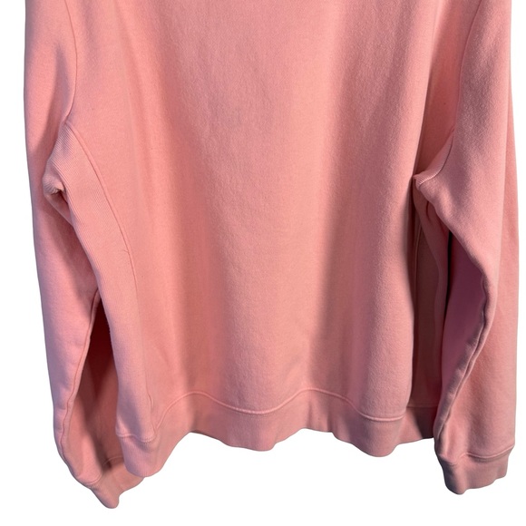 Izod Women's Light Pink Quarter-Zip Sweatshirt Size L Cozy Athleisure Casual - Picture 14 of 14